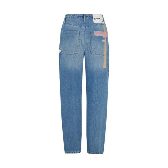 One Teaspoon Free People Smiths Low Waist Wide Leg Denim Jeans NWOT SZ 34 - Picture 9 of 14